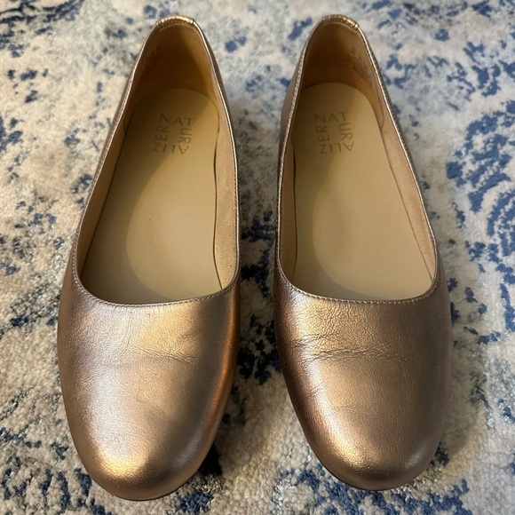 naturalizer gold flats